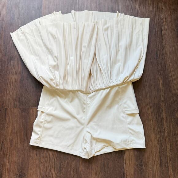 Prince Pickleball White Pleated Skirt w/ Built-In Shorts – Women’s M - Picture 4 of 9